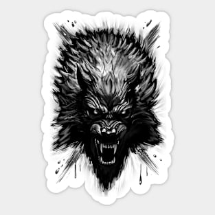 Mark of Beast monochrome Sticker